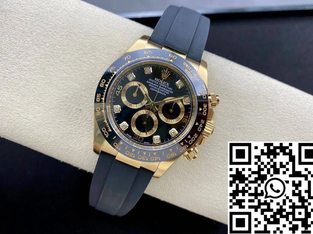 Clean Rolex Factory Strap Youthful M116518ln-0078 1039 Rubber Daytona Cosmograph 0727